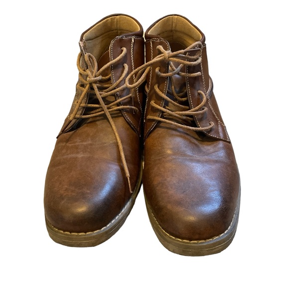 Steve Madden Clover mens brown lace up boots size 13 - Picture 2 of 7